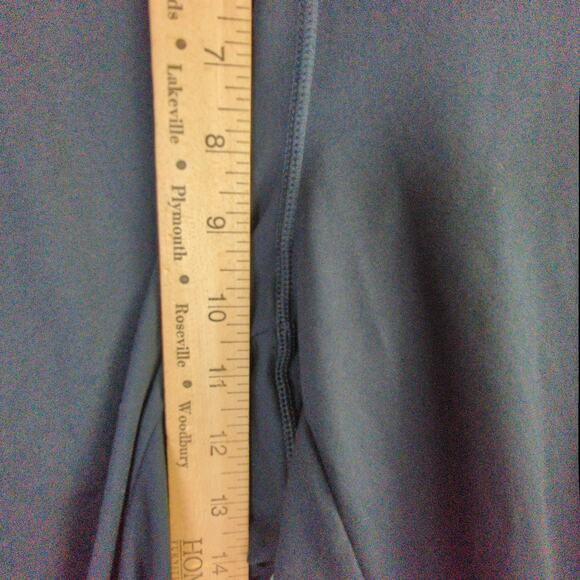 J Jill Fit Performance Leggings Womens Plus 2X Blue 7/8 Curved Seam - Picture 6 of 9